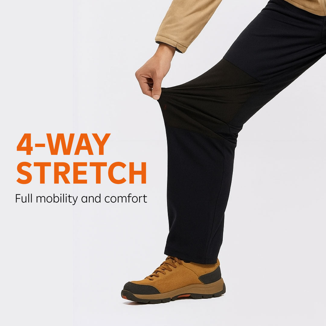 Neuartsy's Outdoor Autumn and Winter Water Resistant Fleece Lined Pants