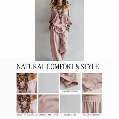 Linen Boho Two-Piece Set