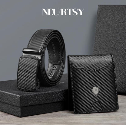 Leather Belt Men's First Layer