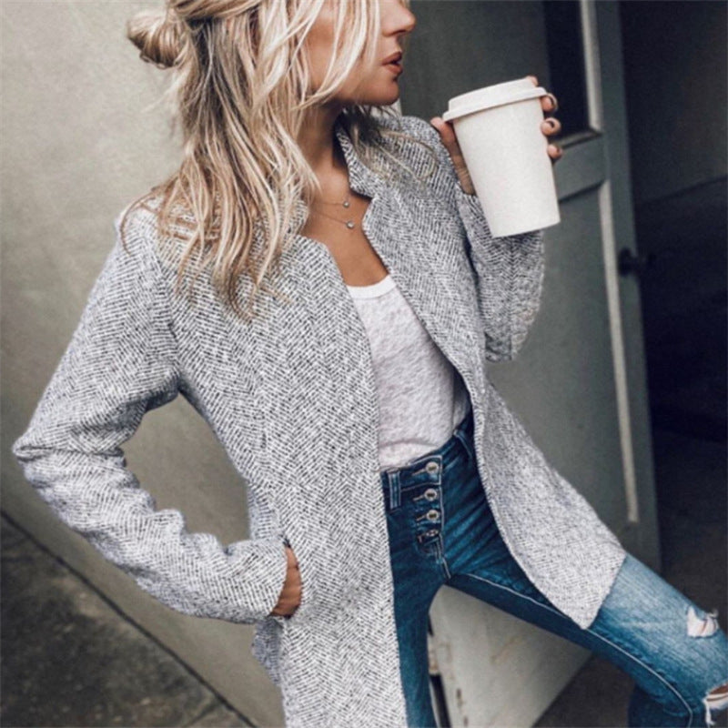 Street Hipster Padded Woolen Coat