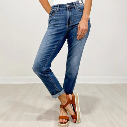 Women's Personalized Label Pencil Pants Wash