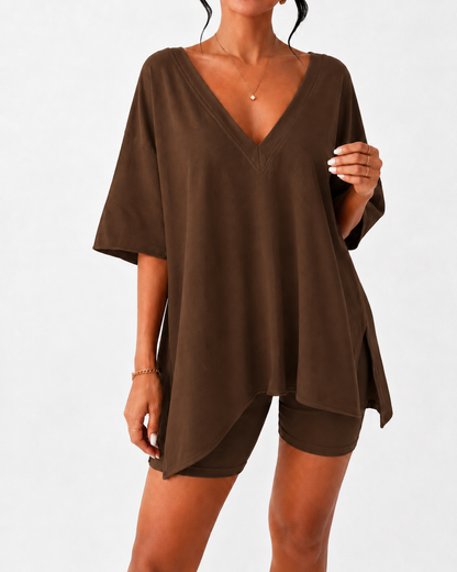 Raglan Athleisure Two-Piece Set