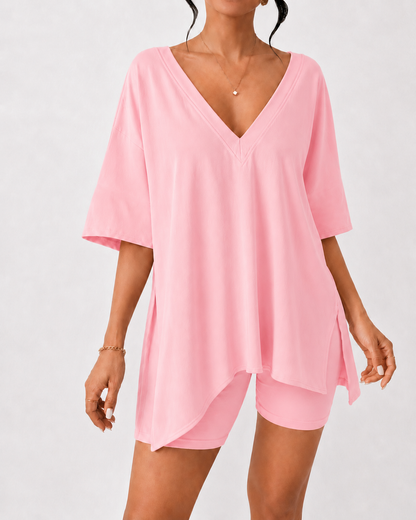 Raglan Athleisure Two-Piece Set