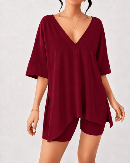 Raglan Athleisure Two-Piece Set