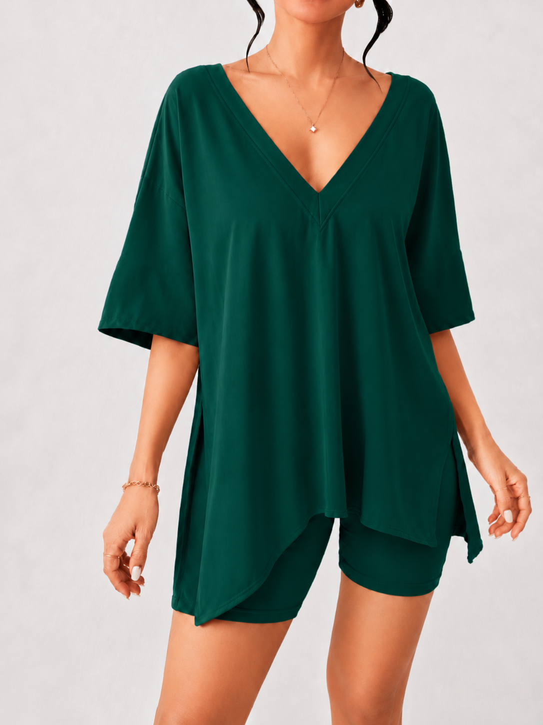 Raglan Athleisure Two-Piece Set