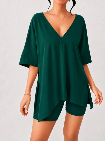 Raglan Athleisure Two-Piece Set
