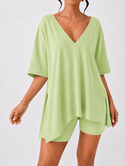Raglan Athleisure Two-Piece Set