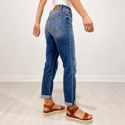 Women's Personalized Label Pencil Pants Wash