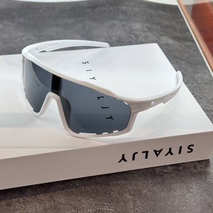 Photochromic Cycling Sunglasses - Sand White